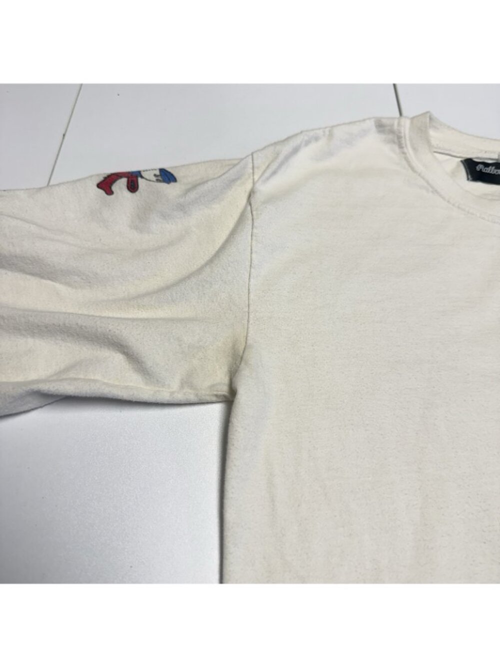Malbon Golf Grateful Dead Bears Long Sleeve T Shirt Mens Small White - Picture 6 of 10